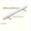 5 pezzi in acciaio inox T Bar maniglia manopola tirare cucina armadio cassetto porta armadio