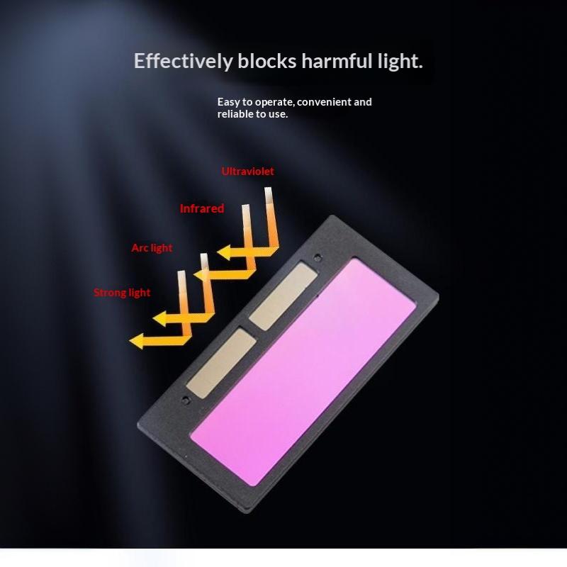 Filtro Auto Oscurante Solare Casco da Saldatura Saldatore Lente per Saldatura Occhi Per Macchina Saldatrice Strumenti di Saldatura Protezione Occhi