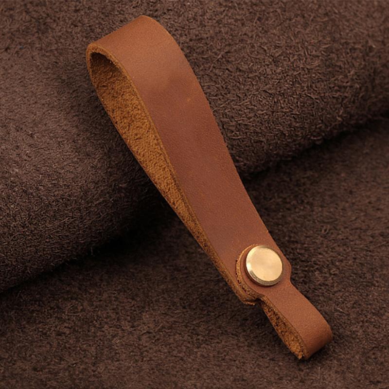 Leather Keychain Car Key Pendant Keyring