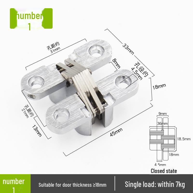 

Скрытая крестообразная петля из утолщенной нержавеющей стали для европейских складных дверей