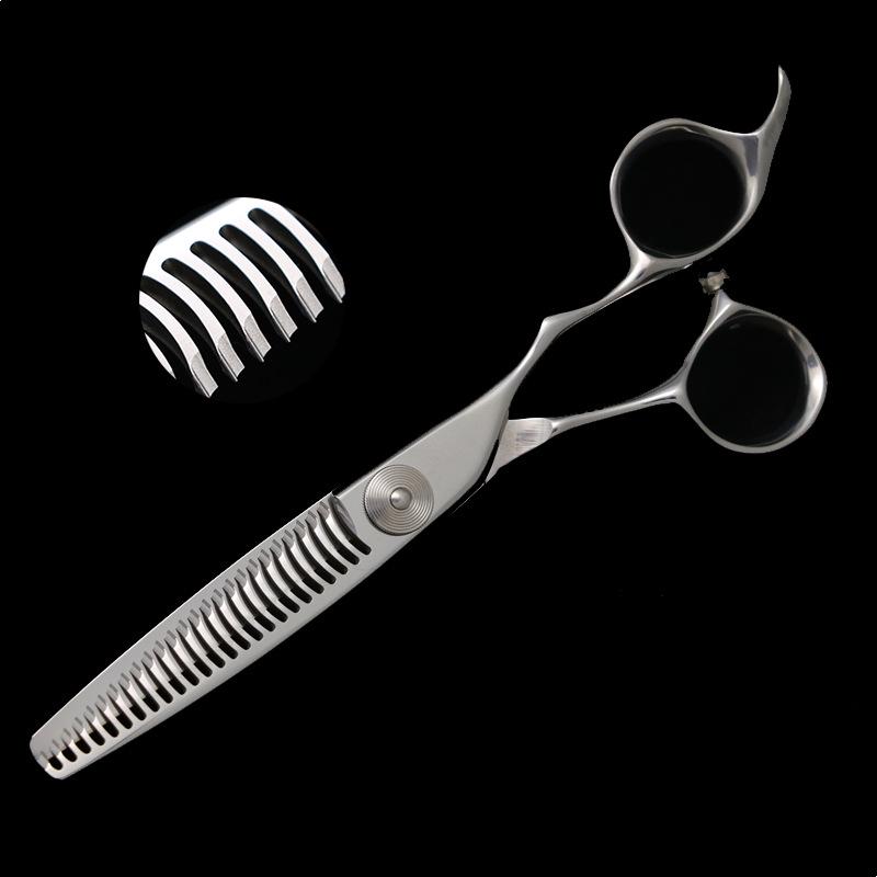 

6-дюймовые филировочные парикмахерские ножницы из кобальтового сплава для парикмахера или салона, подходят для сухого и влажного использования
