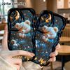 Phone Case: 2D Flat Samsung Galaxy A34 A35 S20 S22 S21 FE Plus Ultra Protective Case, Little Bear Moon, Christmas and Halloween Gift