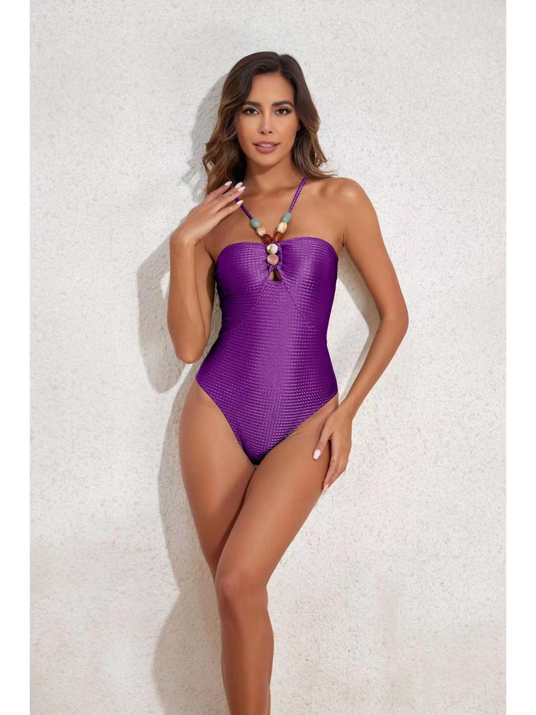 2024 Women's One-Piece Swimsuit: Slimming, Sexy, Sun Protection, Belly Covering, Gauze Skirt Bikini Set