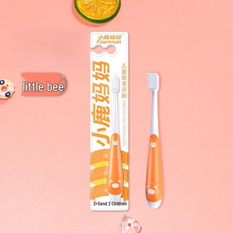 Little Deer Mom Kids Soft Bristle Toothbrush