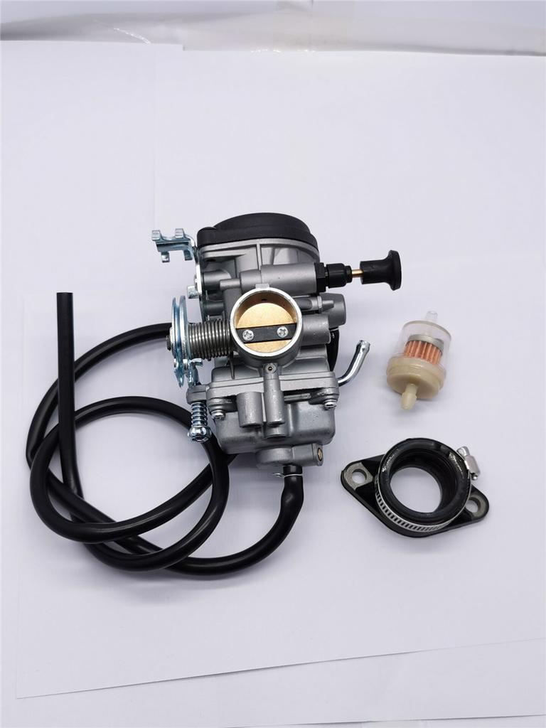 Carburetor with Intake Manifold Boot & Oil Filter Kit For Suzuki DR200S DR200SE