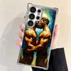 Muscle Man Gay Fitness Soft Phone Case For Samsung Galaxy S26 Ultra S25 Edge S24 FE S23 Plus S22 S21 + S20 Plating Anti-Fall Fun