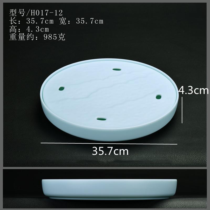 Melamine Blue Dinner Plate Restaurant Tableware Soup Bowl Dry Ice Dish Sashimi Plate Fruit Salad Bowl Dessert Plate Sushi Dish
