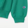 Champion Long Sleeve Cotton 10oz Reverse Zip Hooded Sweatshirt with Deep Size L Women's 100% Weave® One-Point Logo, Green, (CW-Z101)