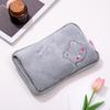 Warm Water Bag  27x19x4cm Rechargeable Leak-Proof Hand Warmer Hot Water Bottle with Soft Cover Home Office Heater Multipurpose