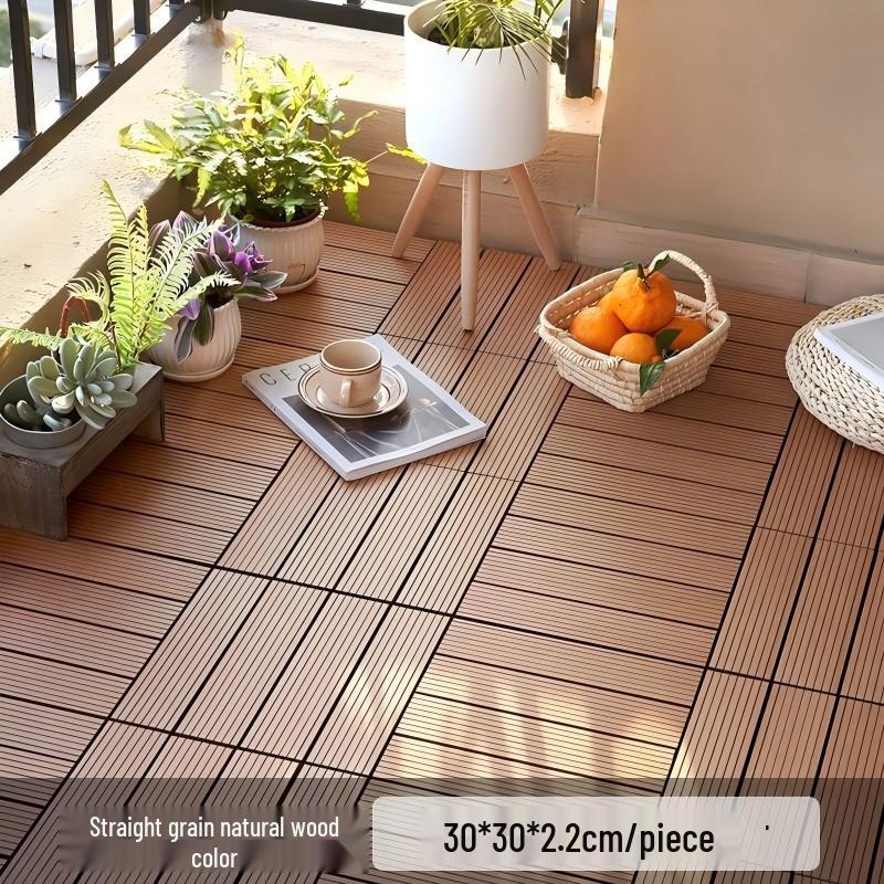 Pavimentazione per esterni impermeabile anticorrosione: Pavimentazione Composita Spessa e Durevole per Giardino e Balcone.