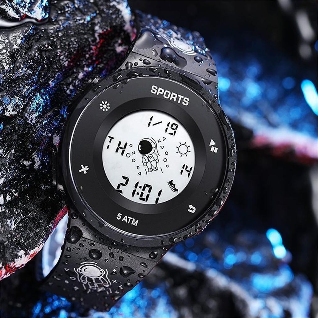 Men's Digital Watch Sports Electronic Watch With Luminous Display, Running Timer, Alarm Clock, Resistant Fitness Watch For Outdoor Activities