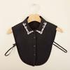 Neckwear Ties Shirt Fake Collar Cotton Top Neckwear Lapel Fake Collar Clothing Accessory Detachable Collar Sweater Accessory