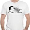 Men T Shirt Coluche the Best Sentences In White Tshirts Women T-Shirt