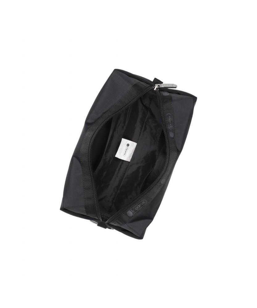 Lesportsac Recycled Black Large Zip Pouch [1806.R086]