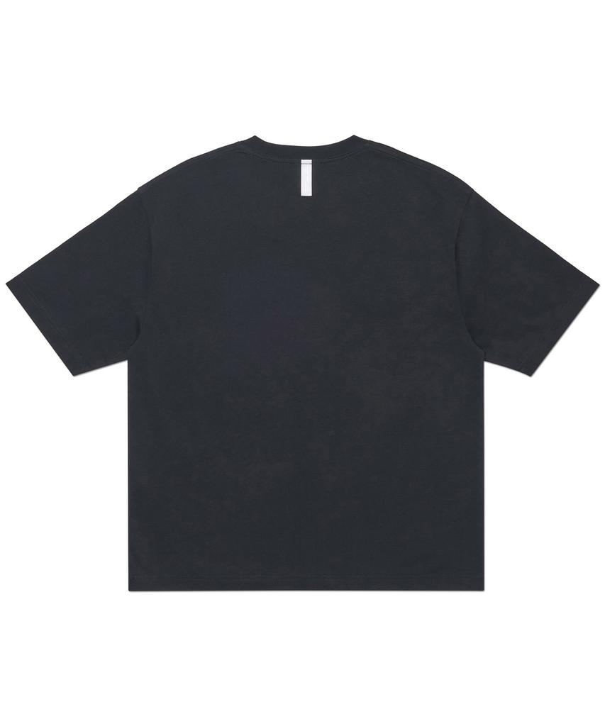 Nomaenyueol Nm Plain Crop T-Shirt - Black