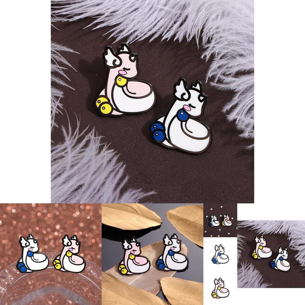 Adorable Cartoon Unicorn Enamel Brooch Pin Cute Magical Creature Badge Accessory