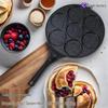 Seven-Hole Non-Stick Cartoon Frying Pan Set for Breakfast and Grilling