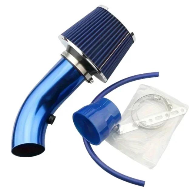 NEW 76mm Car Refitted Winter Mushroom Head Air Filter Intake Pipe Filter High Flow High Cold Air Filter Aluminum Pipe Kit