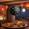 Vintage Folding Lantern Rustic Chinese Lantern Portable Lantern Ball  Wedding