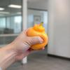 Knackiges Orangen-Quetschspielzeug Soundeffekte Realistische Früchte Kneten Kinderspielzeug