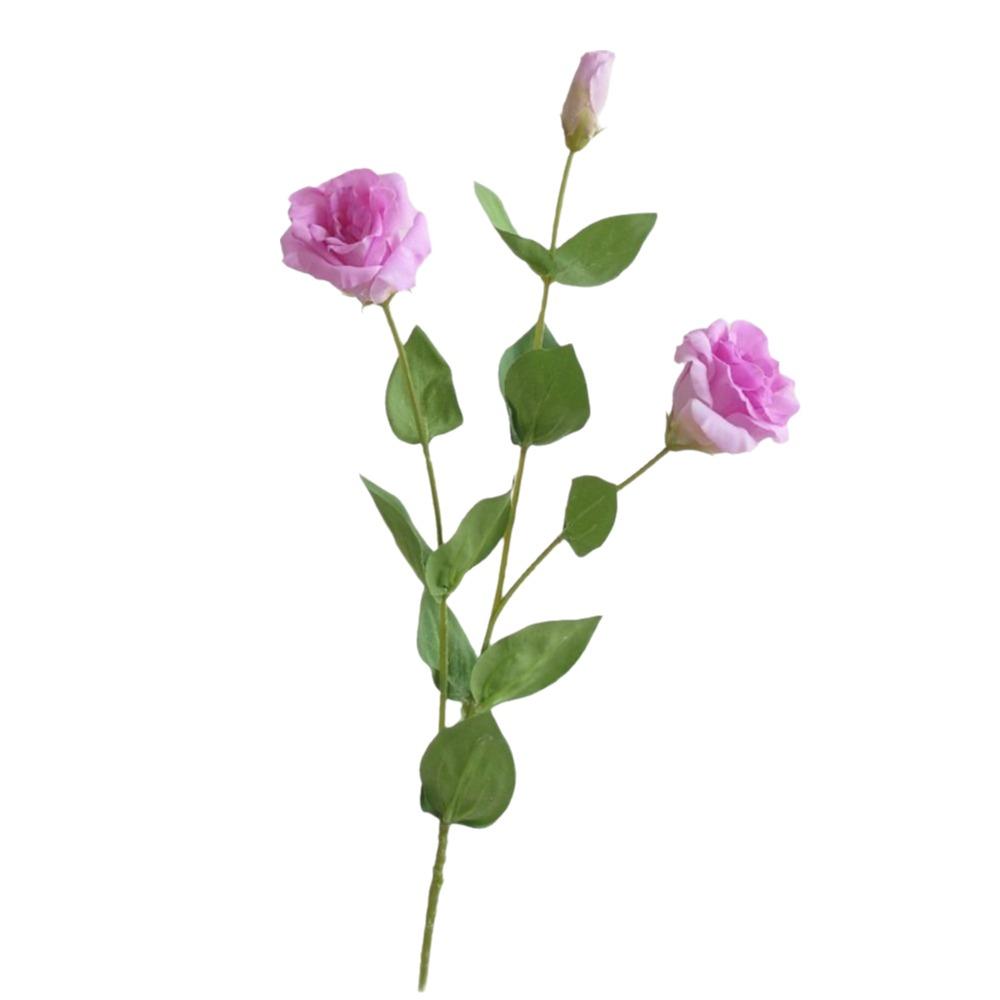 Silk Material Artificial Lisianthus White Color Artificial Flowers Silk Flowers Home Living Room