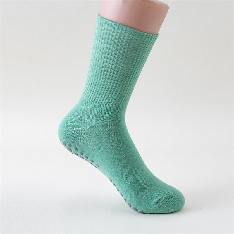 Yoga Socks Children's Solid Color Mid Tube Socks Silicone Anti Slip Professional Indoor Fitness Pilates Sports Socks Floor Socks
