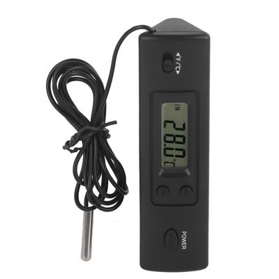 Elektronischer LCD-Digital-Temperaturmesser, Thermometer-Sondensensor, verkabelt für Kühlschrank