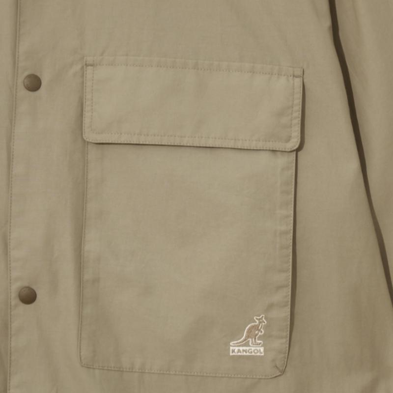 Kangol Pocket Shirt Jacket 7076 Beige