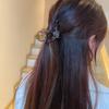 Korean Hair Accessory, High-end Feel, Fully Bejeweled Heart-shaped Hair Clip for Women, Bun Hairstyle Shark Clip