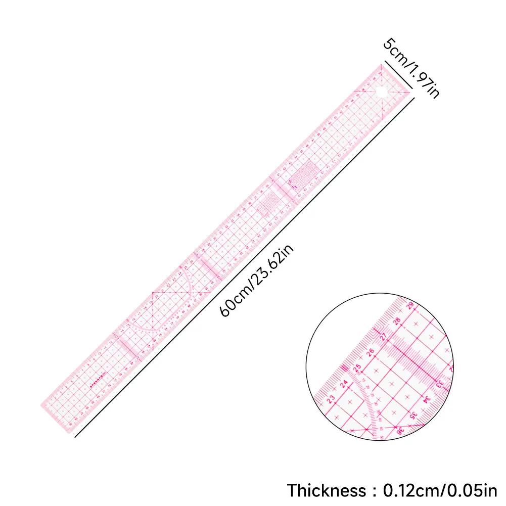 Tailor Measure Ruler Soft Grading Design Ruler French Metric Curve Template Sewing Accessories For Clothing Pattern Making DIY