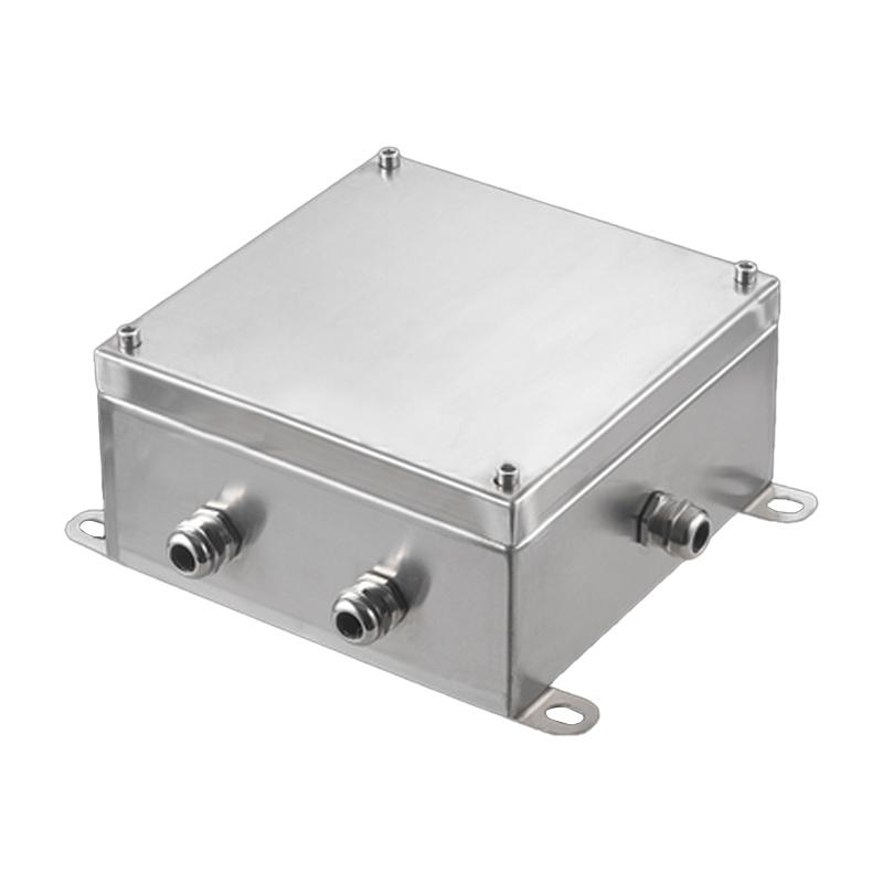 304 Stainless Steel Waterproof Junction Box, Dustproof & Corrosion-Resistant, Three-Proof UK Terminal Box for Outdoor Use.