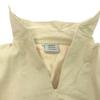 NEWLYNSMOCKS Made In England Long Sleeve Fisherman's Smock Shirt L Ivory Men's Used