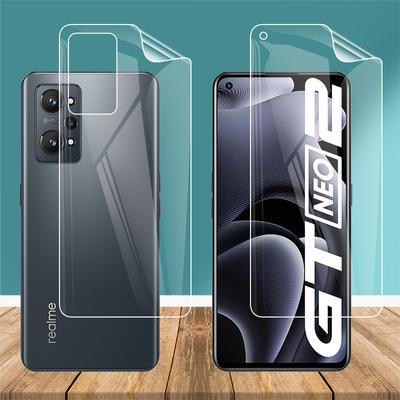 Ultra tenká hydrogélová fólia pre Oppo Realme GT Neo2 Neo 2 GT2 Pro 5G Soft TPU Predná zadná strana Celý kryt Ochrana obrazovky Transparentná ochranná fólia