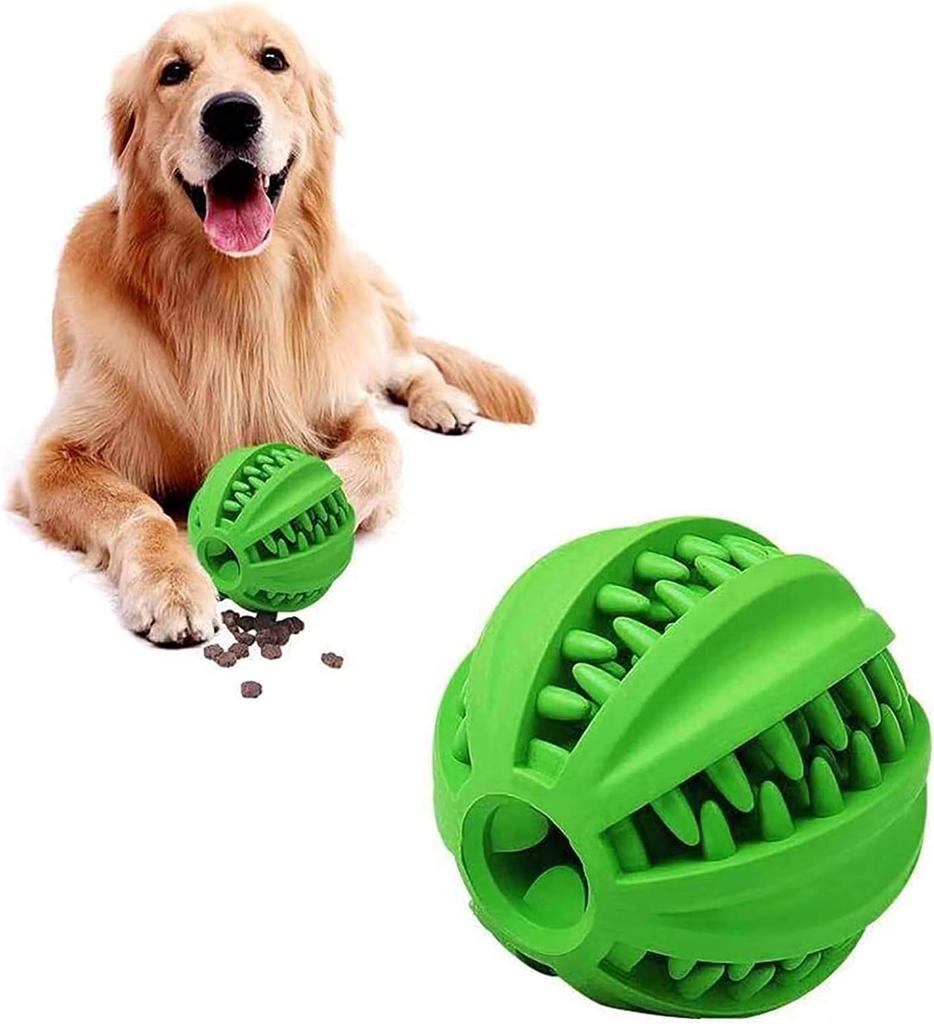 OEM ODM Tough Durable Natural Rubber Teeth Cleaning Interactive Ultra Pet Dog Chew Ball Toy