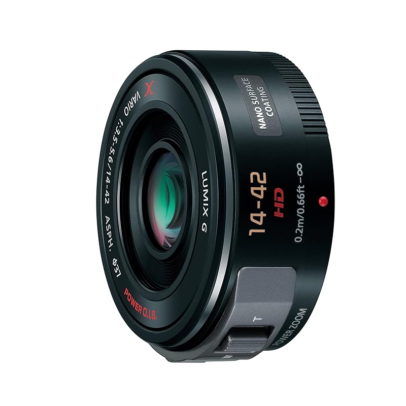

Стандартний зум-об єктив Panasonic для формату мікро чотири третини Lumix GX VARIO PZ 14-42 мм/F3.5-5.6 ASPH./POWER OIS. чорний H-PS14042-K