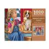 1000-Piece Mini White Jigsaw Puzzle for Adults