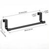 Wall Mounted Kitchen Cabinet Towel Rack - A Space Saving Cloth Rack Suitable for Homes and Bathrooms,No Drilling Required