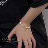 Curved Women's Korean-Style Bracelet: Trendy, Versatile, and Creative Hip Hop Jewelry