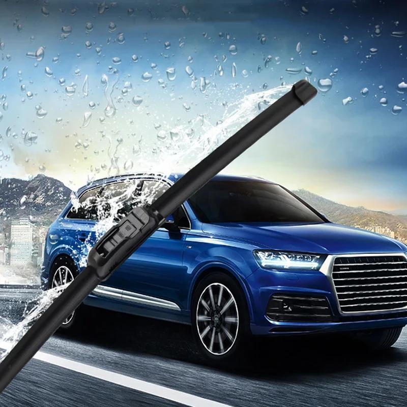 9 Sizes Universal Car Wiper Mute Car Front Windshield Wiper Soft Double Rubber Strip Windshield Windscreen Wipers Accessory