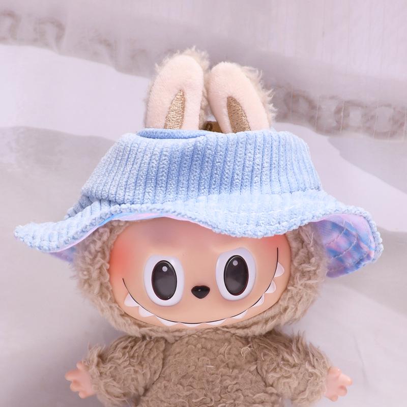 Colgante de Sombrero Labubu de 17cm: Accesorio de Ropa/Llavero/Colgante para Bolso de Hombro/Vaso de Agua