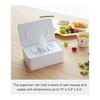 Yamazaki Jitsugyo Wet Wipes Storage Case Smart White 3255