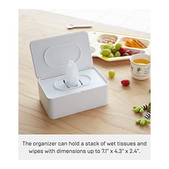 Yamazaki Jitsugyo Wet Wipes Storage Case Smart White 3255