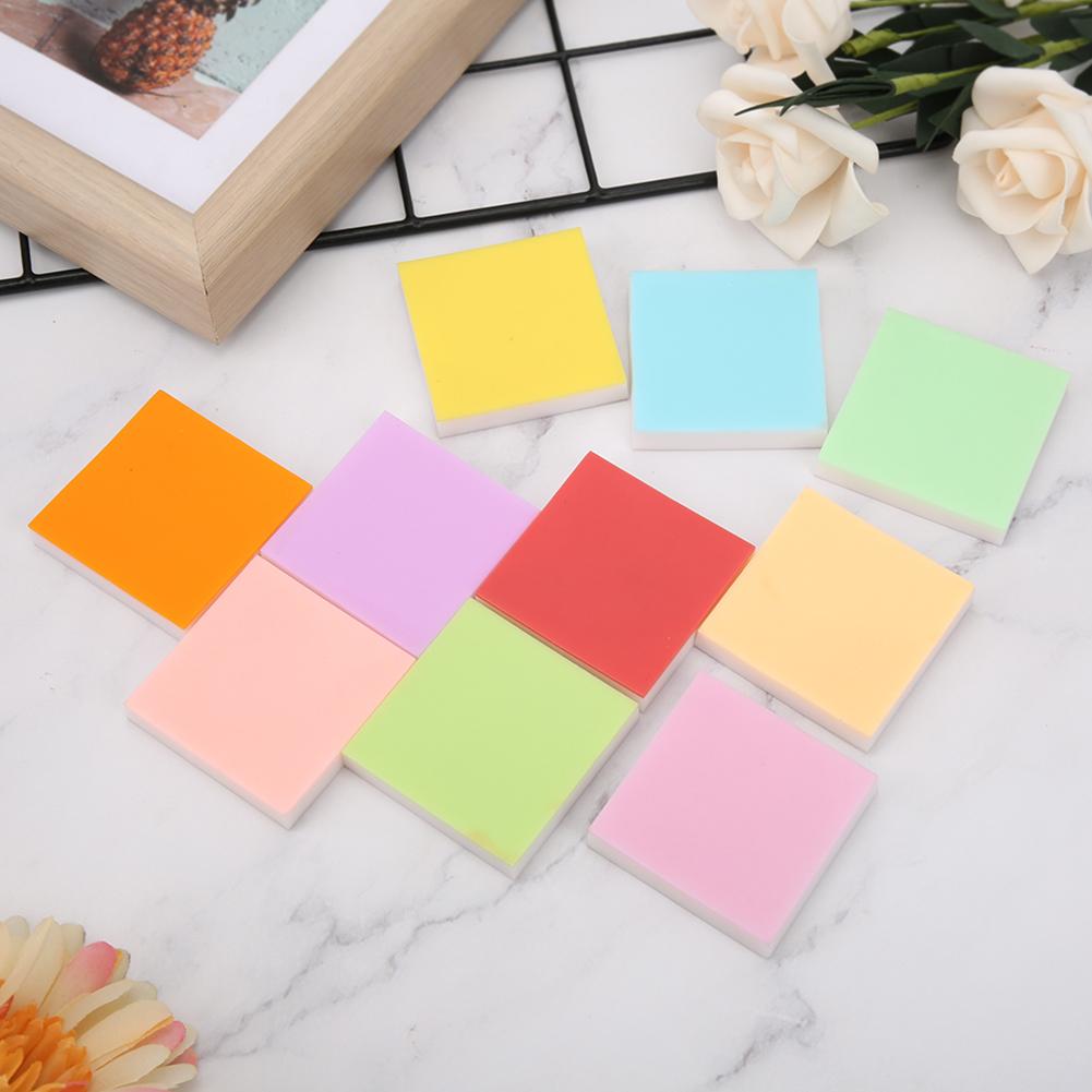 10pcs Double Layer Rubber Stamp Carving Blocks for Handcraft DIY Stamps Making