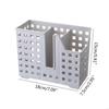 Kitchen Wall Hanging Drain Rack Utensil Holder Chopsticks Cage Cutlery X3UC