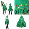 Hochwertige Weihnachtsbaum-Kleidung für Kinder Gestreiftes Design Perfekt für Rollenspiele