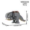 MOOXI Space Wars Series Robot Model MOC Brick DIY Diorama Adult Children Toys Building Block Set Montessori Gift Room Decoration