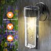 New Waterproof Outdoor LED Solar Wall Lights for Balcony, Garden, Corridor, and Porch Decorative Lighting, Tungsten Hanging Lamp