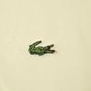 Lacoste Hergestellt in Japan Logo-Patch Hoodie Baumwolljacke 42 weiß Damen Gebraucht