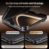 Per iPhone Duo Case Lussuosa Pelle Opaca Amica della Pelle Magnetica Flip Cover Staffa Obiettivo Custodia Protettiva Antiurto Accessori