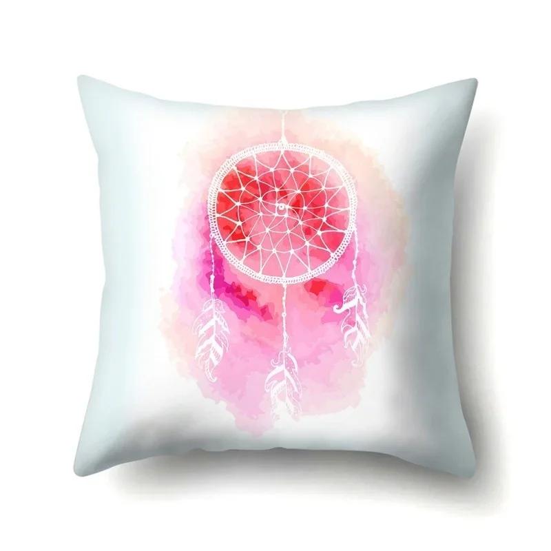 Boho Cushion Cover Dream Catcher Cushion for Home Sofa Chair Decoration Pillowcase Car Ornament 45*45cm